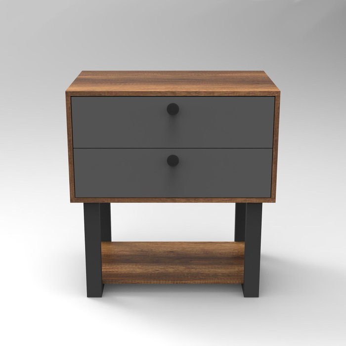 Hanah Home Cajón Mn03-Ba Nogal y Antracita Hanah Home Cajón Mn03-Ba Nogal y Antracita